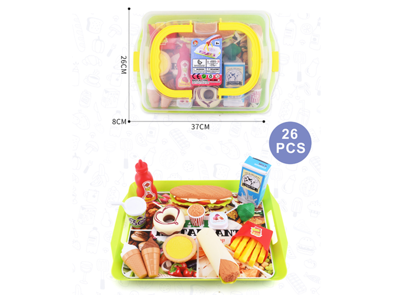 26PCS Multifunctional Hamburg Toy Set