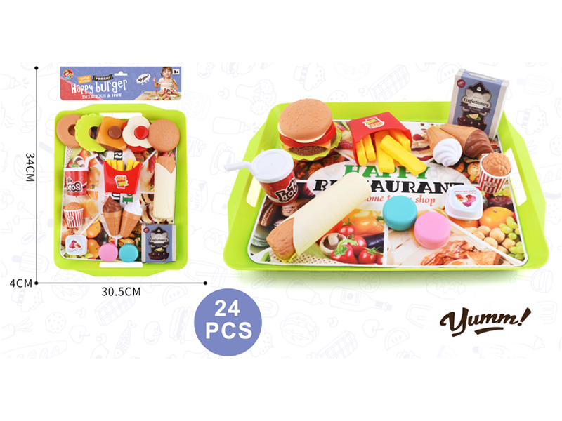 24PCS Hamburg Toy Set