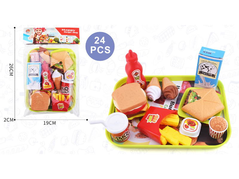 24PCS Hamburg Toy Set