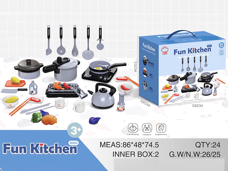 40PCS Simulated Kitchen Utensils