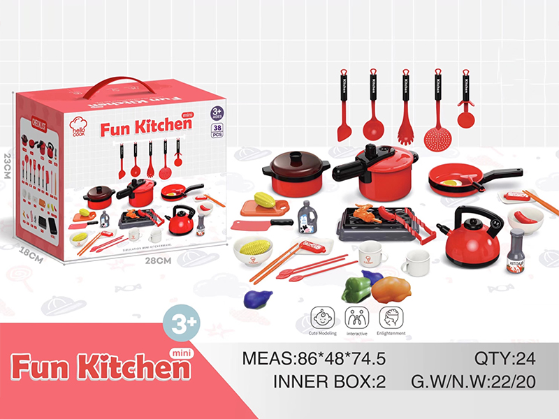 38PCS Simulated Kitchen Utensils
