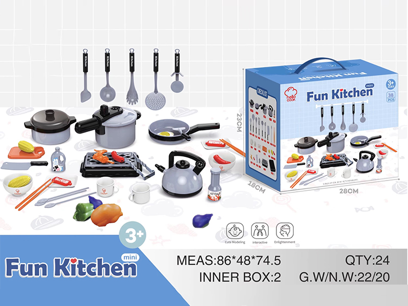 38PCS Simulated Kitchen Utensils