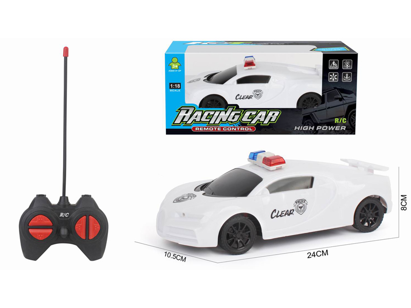 1:18 R/C 4Ch Bujiadi Police Car（Excluding Electricity）