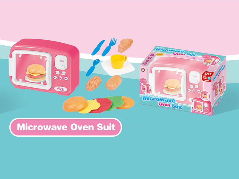B/O Microwave Oven Toy Set