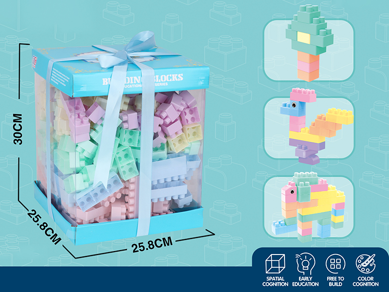 400pcs Macaroon Color Building Blocks