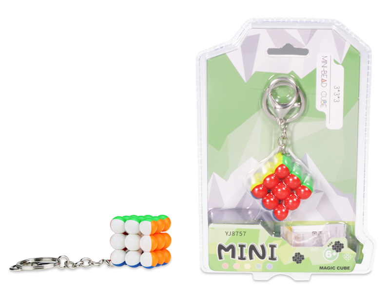 Mini Three-Order Round Bead Magic Cube