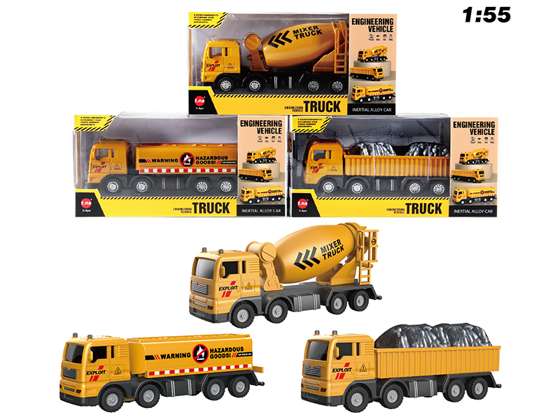 1:55 Alloy Friction Engineering Tanker/Concrete Mixer/Dumper