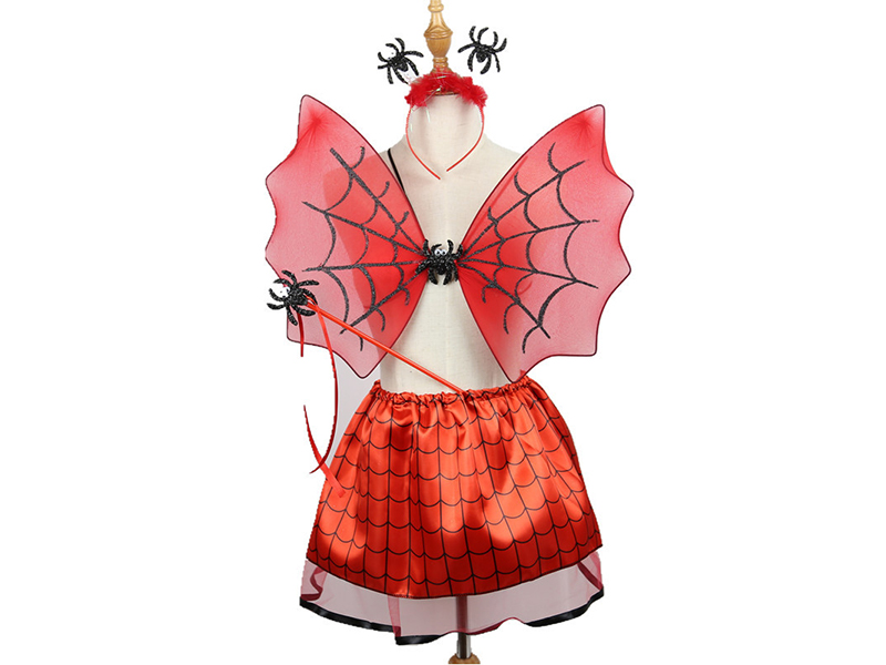 Big Red Spider Web Set