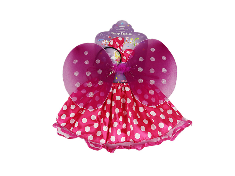 3PCS Rose Minnie Wings Set