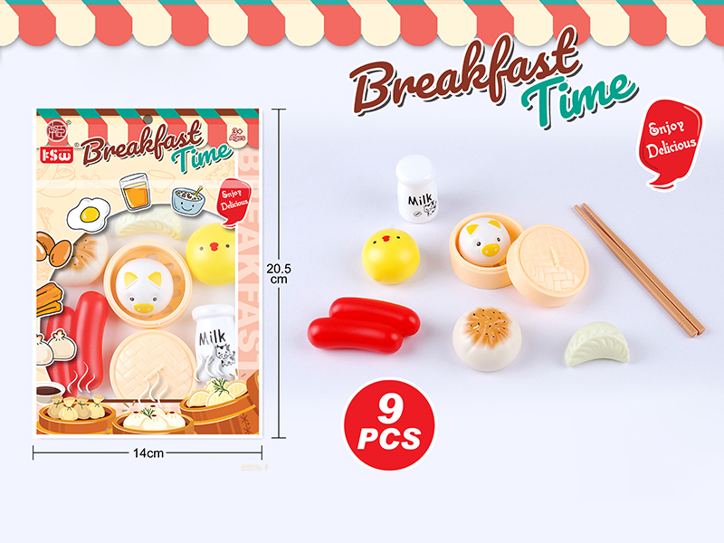 Breakfast Food Set 9pcs