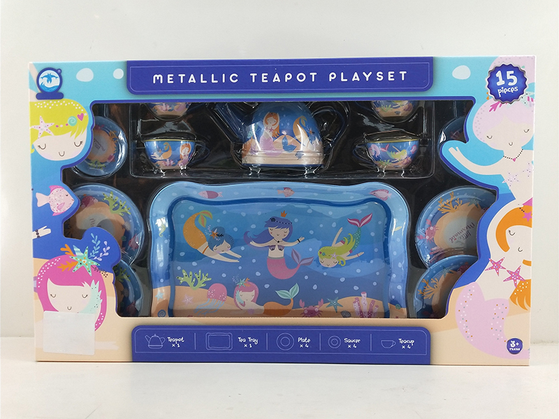 Metallic Tea Set (15PCS)