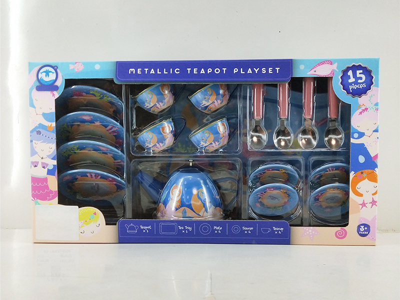 Metallic Tea Set (19PCS)