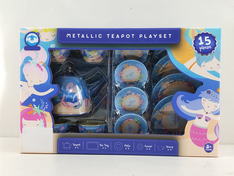 Metallic Tea Set (15PCS)