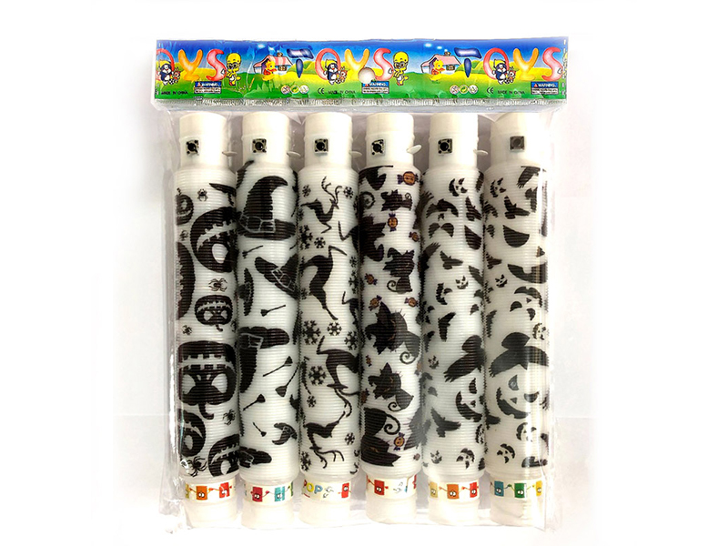 Corrugated Decompression Expansion Tube With Light-Halloween Pattern