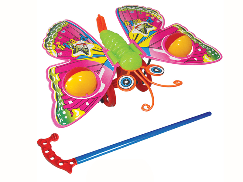 Hand Push Butterfly With Bell