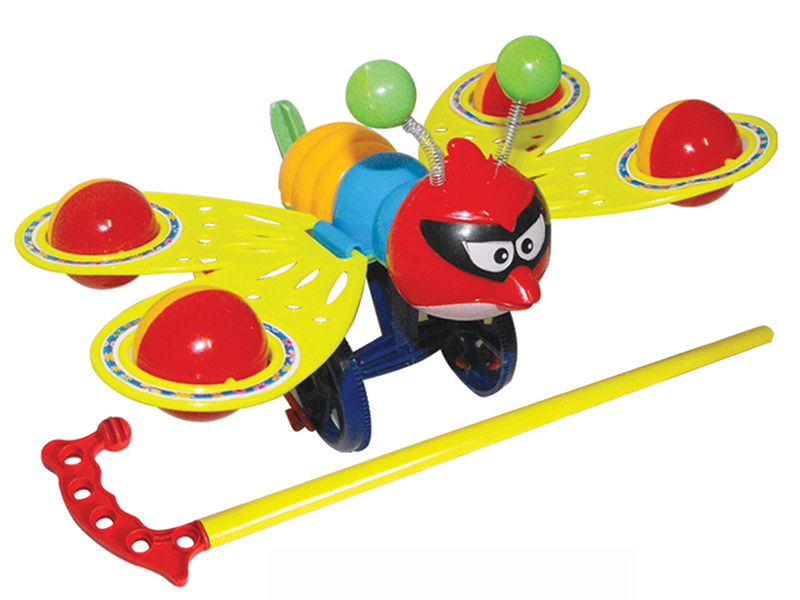 Hand Push Angry Birds With Bell