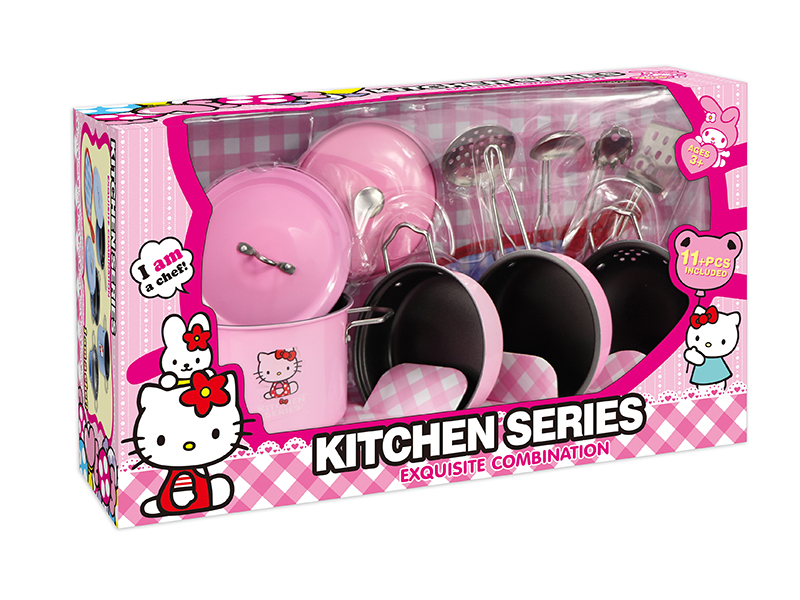 Hello Kitty Stainless Steel Tableware Set 11pcs