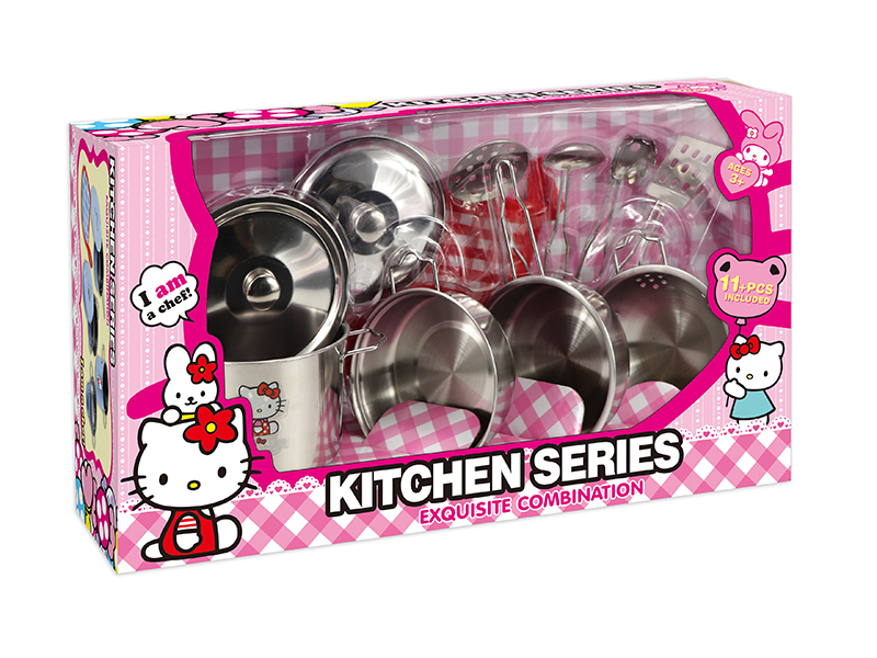 Hello Kitty Stainless Steel Tableware Set 11pcs