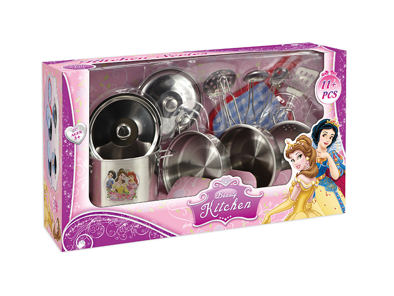 Cinderella Stainless Steel Tableware Set 11pcs