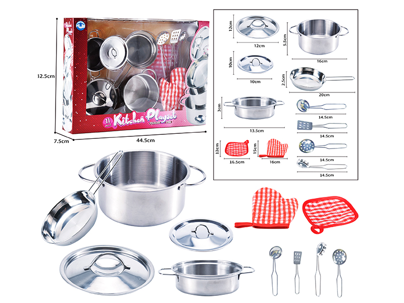 Stainless Steel Tableware Set 11pcs