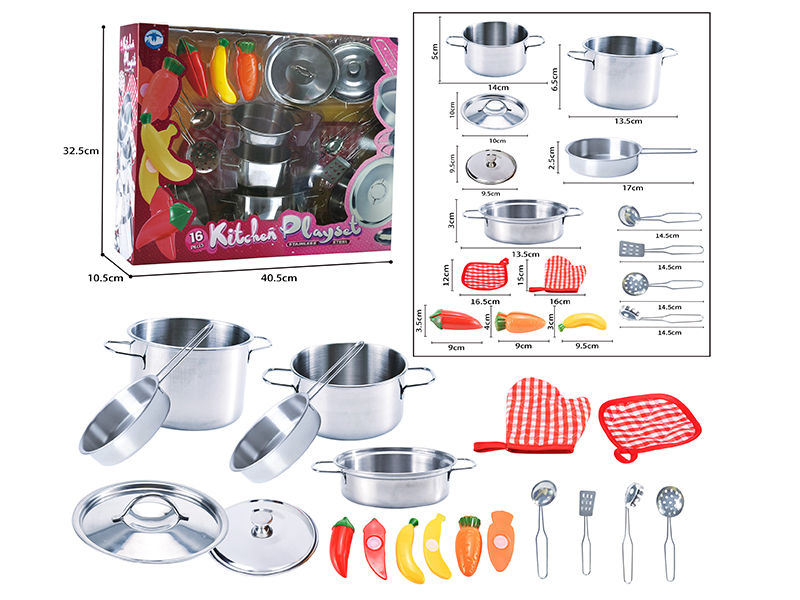 Stainless Steel Tableware Set 16pcs