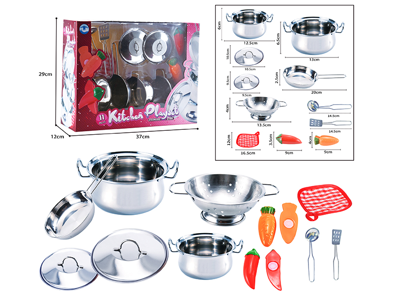 Stainless Steel Tableware Set 11pcs
