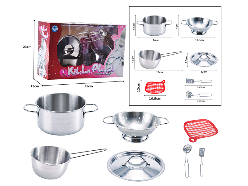 Stainless Steel Tableware Set 7pcs