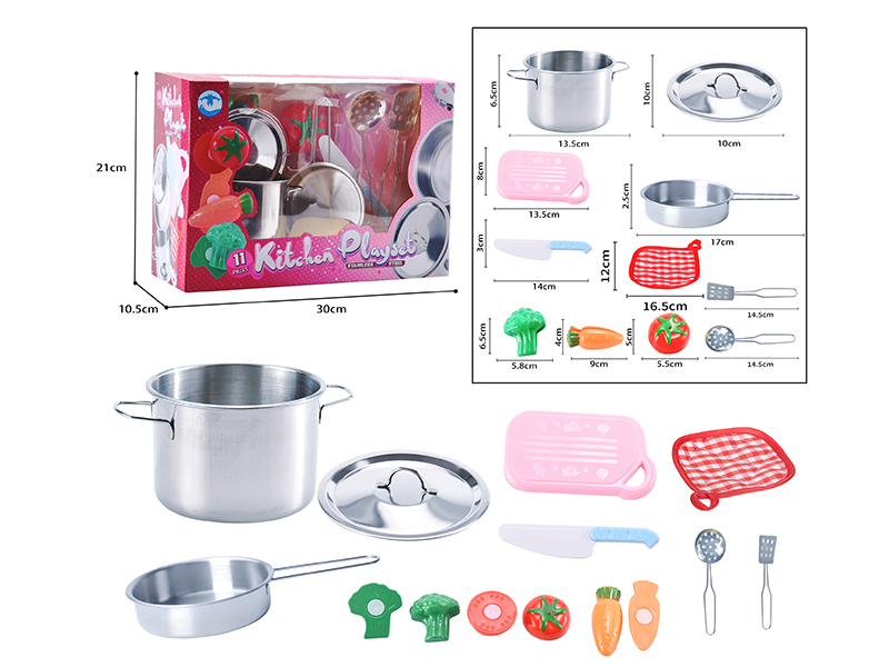 Stainless Steel Tableware Set 11pcs