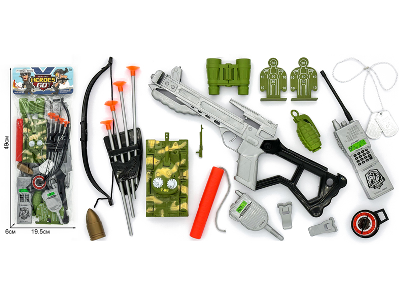 21PCS Military Police Toy Set