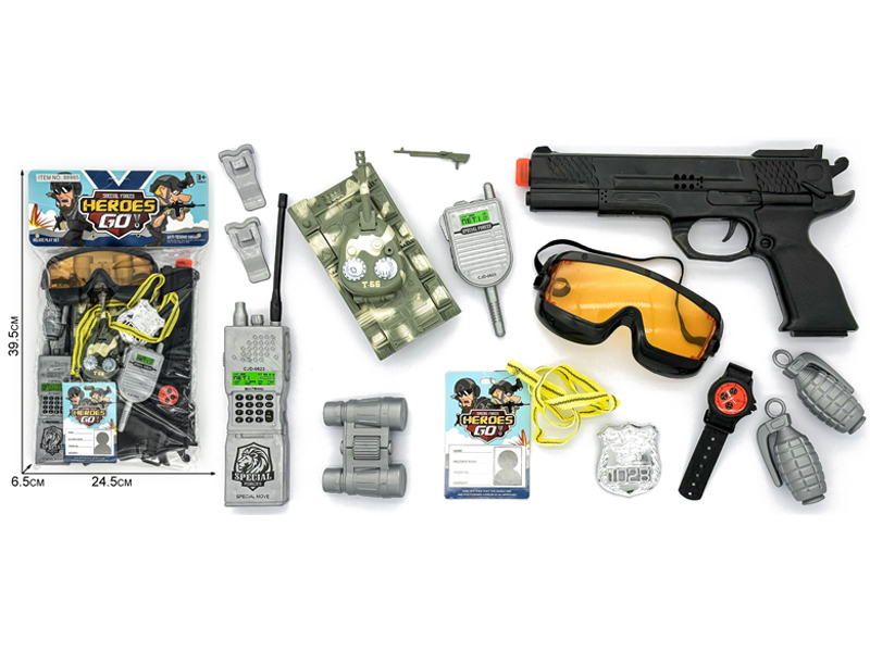 14PCS Military Police Toy Set