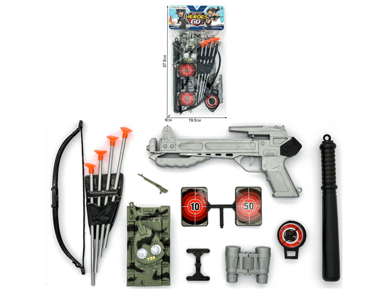 14PCS Military Police Toy Set