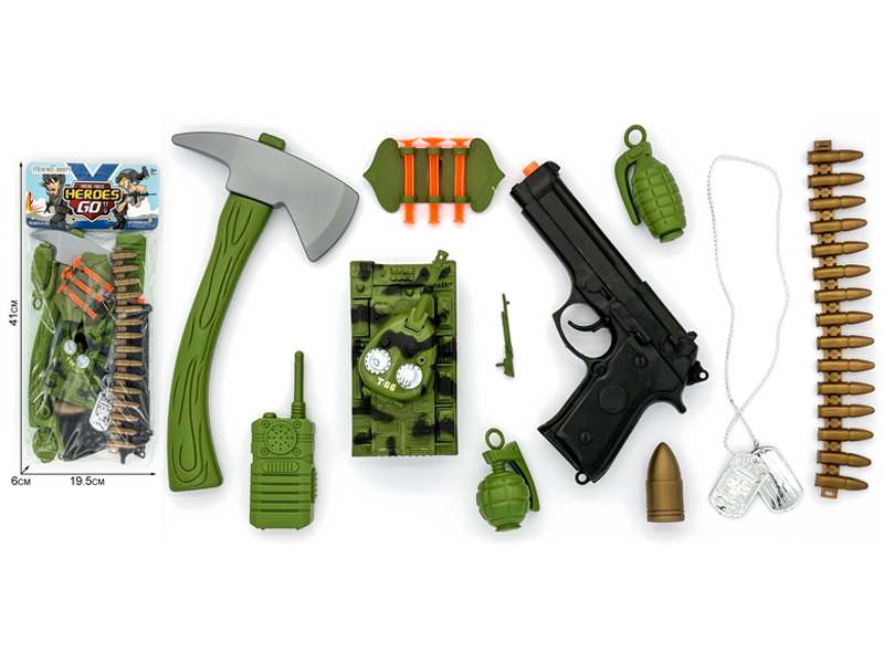 14PCS Military Police Toy Set
