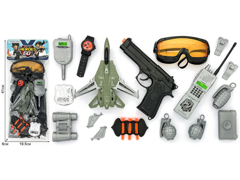 20PCS Military Police Toy Set