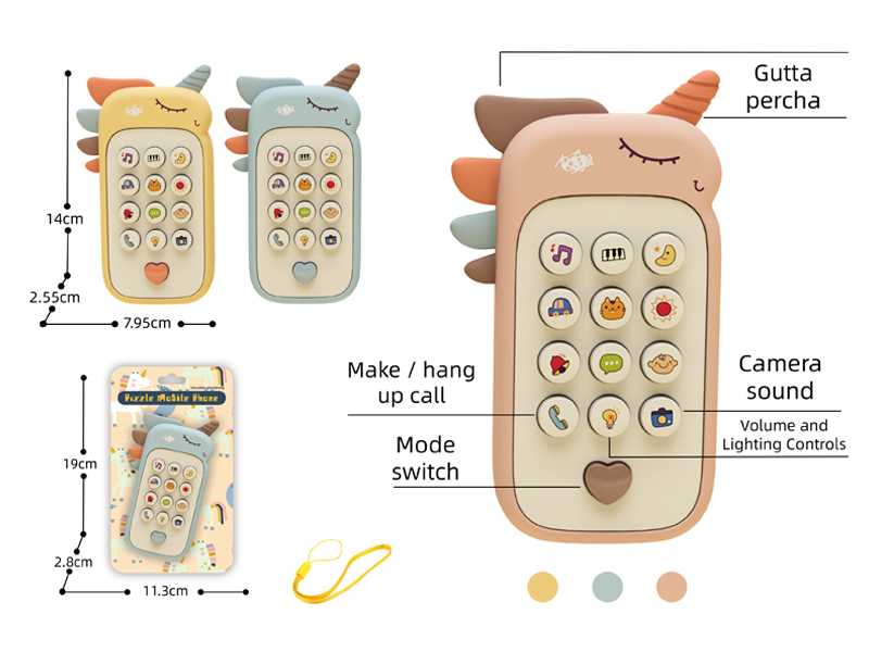 Unicorn English Puzzle Phone Toy