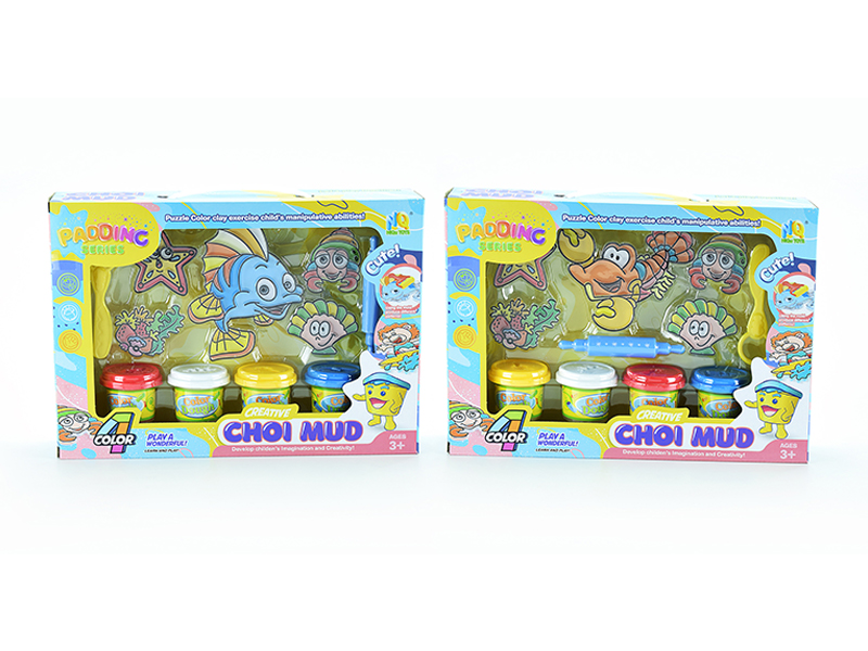 Ocean Colored Mud Toy Set