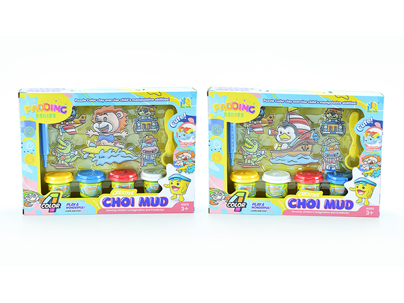 Animal Colored Mud Toy Set