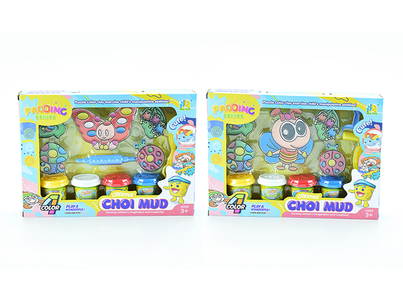 Insect Colored Mud Toy Set