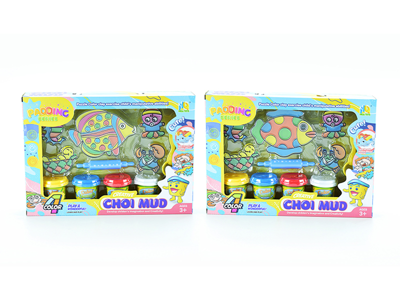 Ocean Colored Mud Toy Set