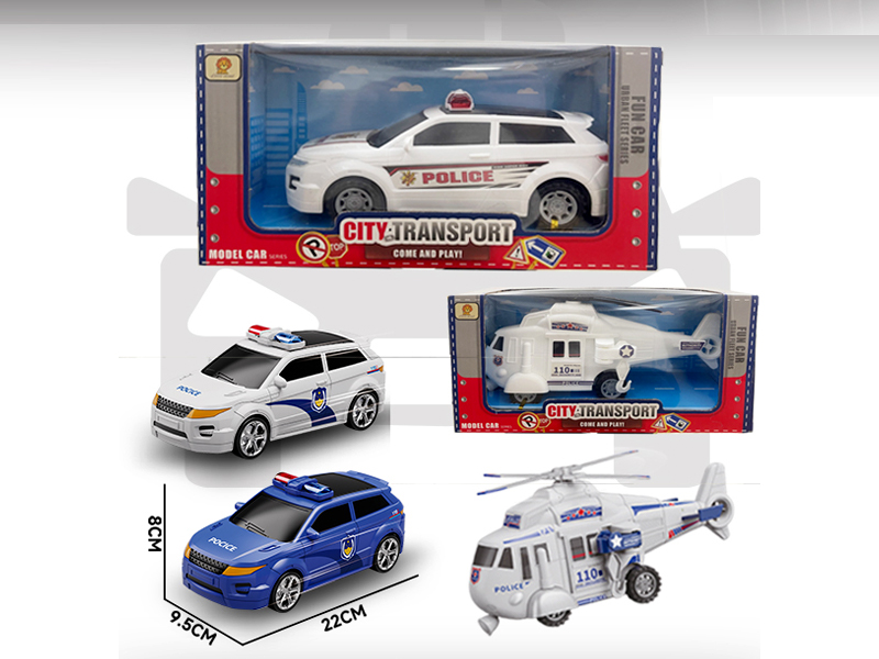 Friction Police Car
