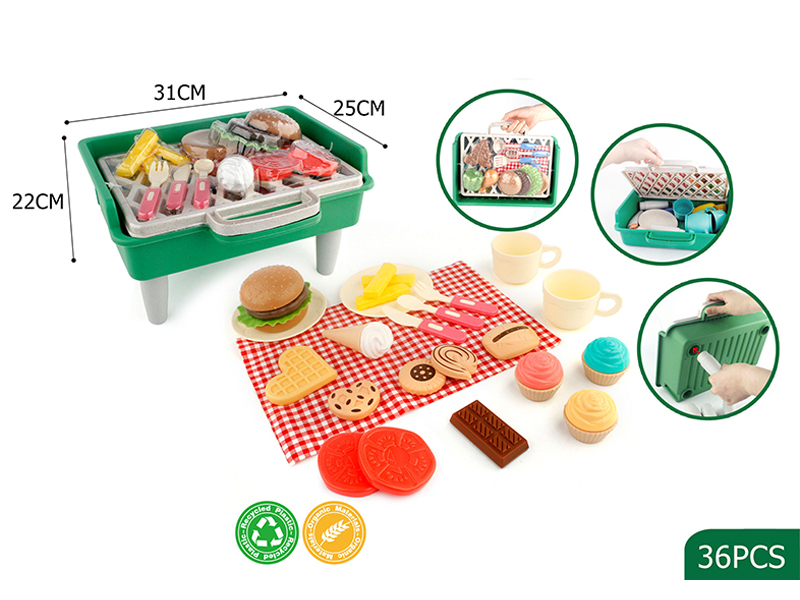 DIY BBQ Kitchen Toys 36PCS