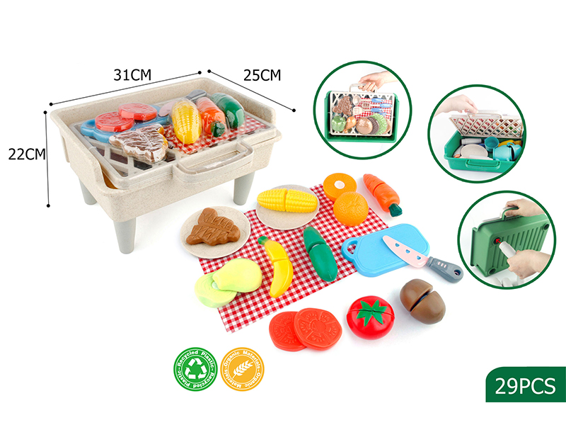 DIY BBQ Kitchen Toys 29PCS