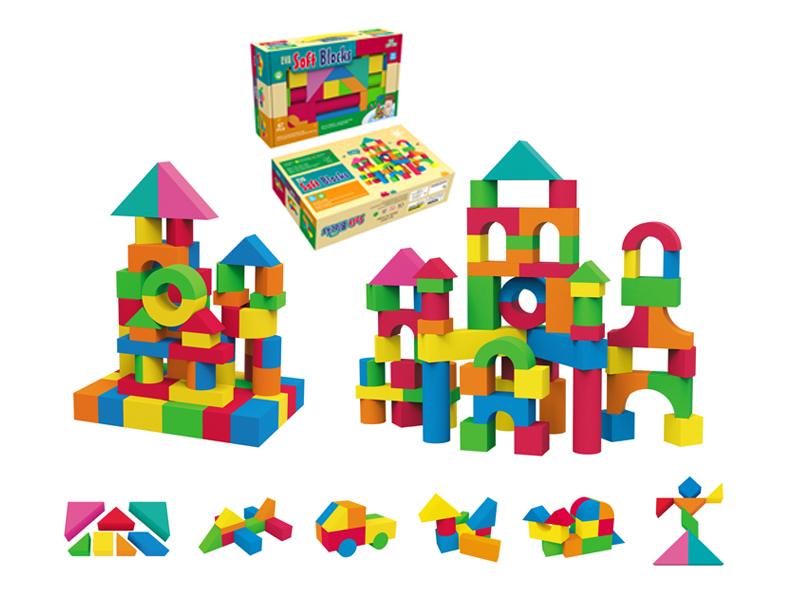 67PCS Eva Building Blocks