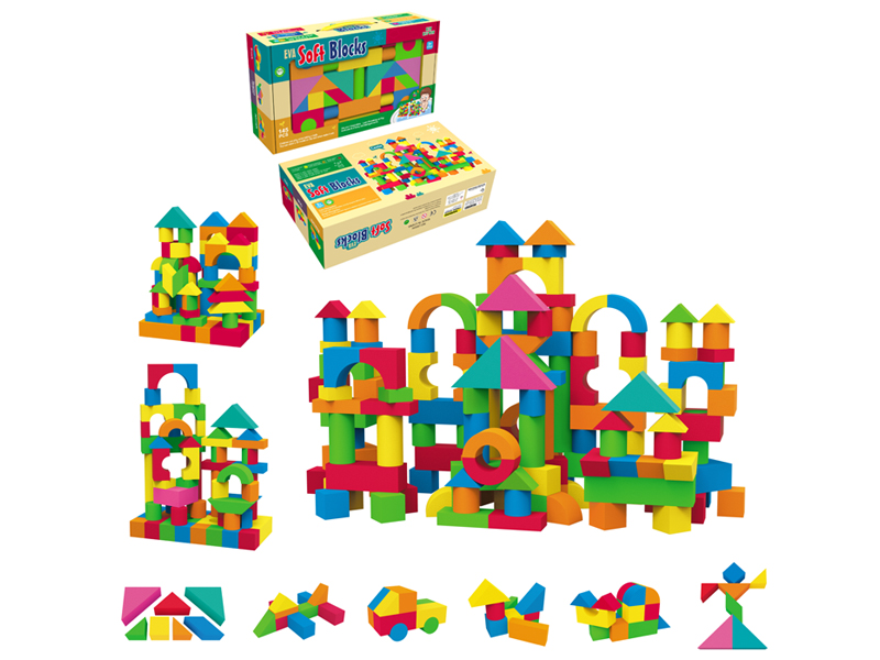 145PCS Eva Building Blocks