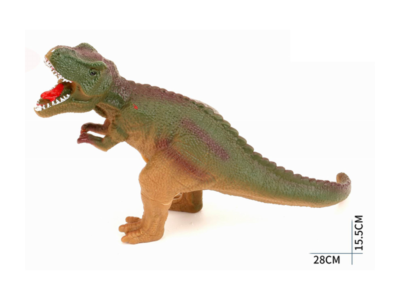 11 Inch Rubber Lined Cotton Filled Tyrannosaurus