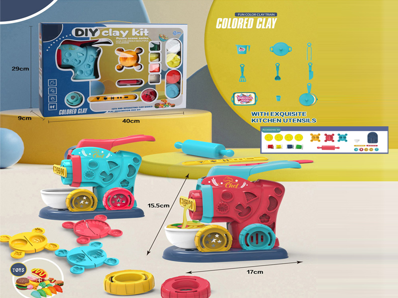 DIY Colored Mud Set
