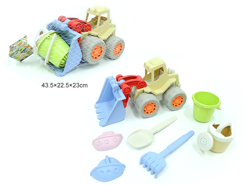 Beach Toy Bulldozer Set