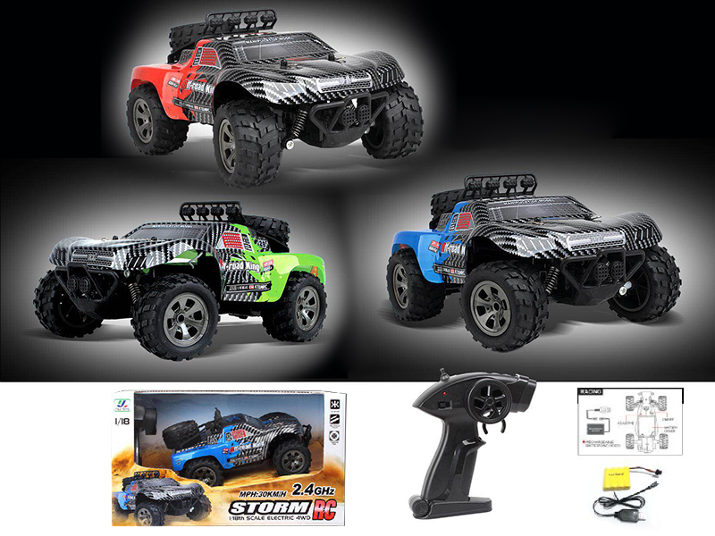 1:18 2.4G 4-Channel Remote Control High-Speed Racing Car(Included Battery)