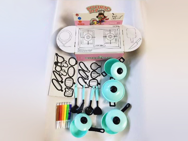 Tableware DIY Coloured Drawing Set