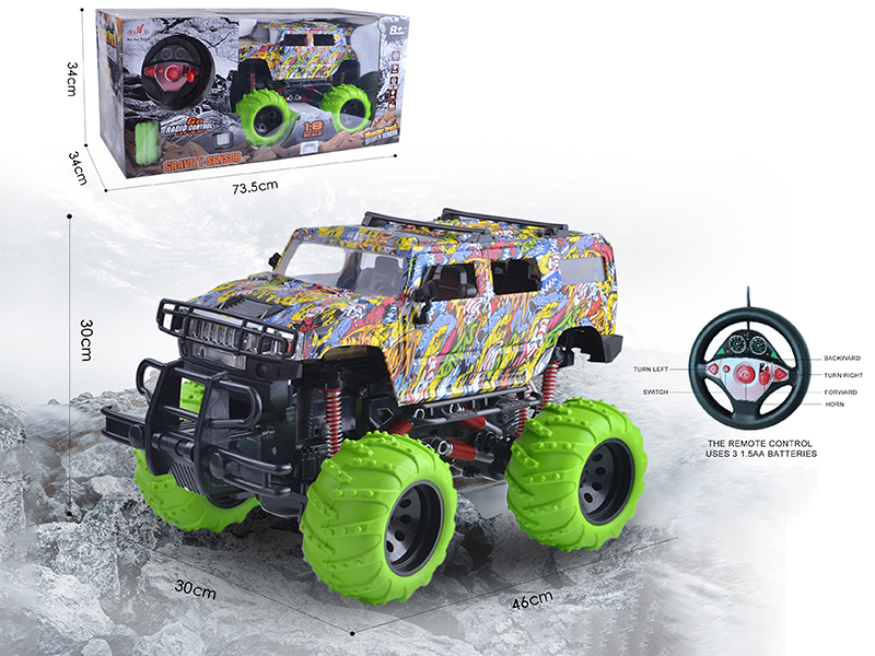 1:8 Remote Control Graffiti Hummer