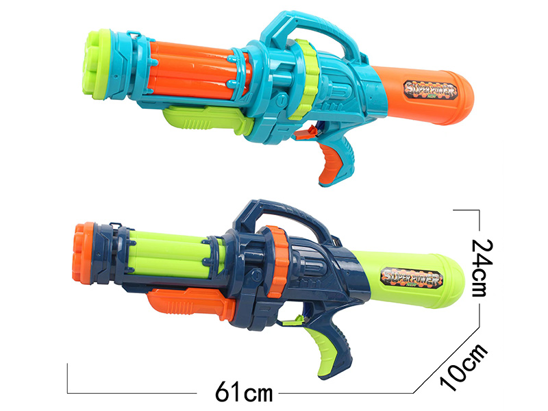 Air Pressure Double Nozzles Water Gun